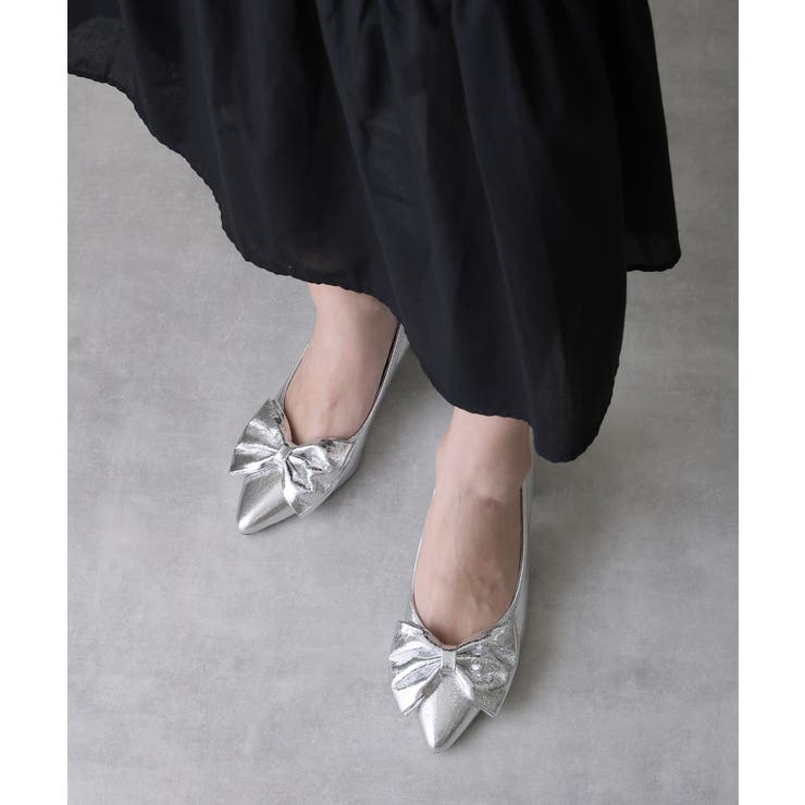 【25年春夏新作】リボン ポインテッドトゥ パンプス | DEMETER | 詳細画像60 