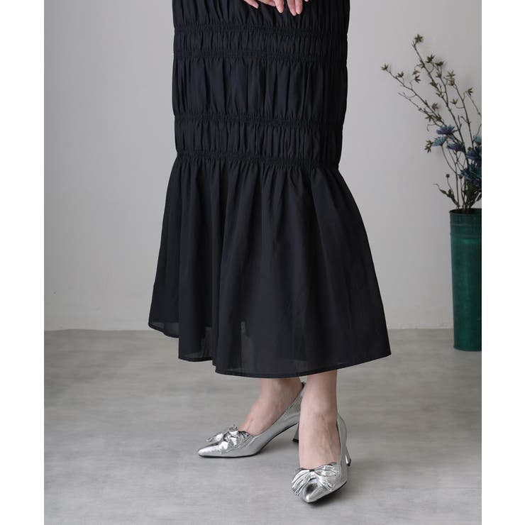 【25年春夏新作】リボン ポインテッドトゥ パンプス | DEMETER | 詳細画像61 