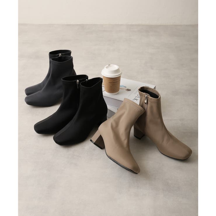 【24年秋冬新作】軽量 撥水 ストレッチ ショートブーツ | DEMETER | 詳細画像2 