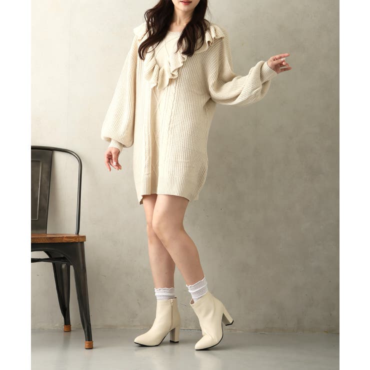 【25年秋冬再販】8.0cm 太ヒール ポインテッドトゥ ショートブーツ | DEMETER | 詳細画像44 