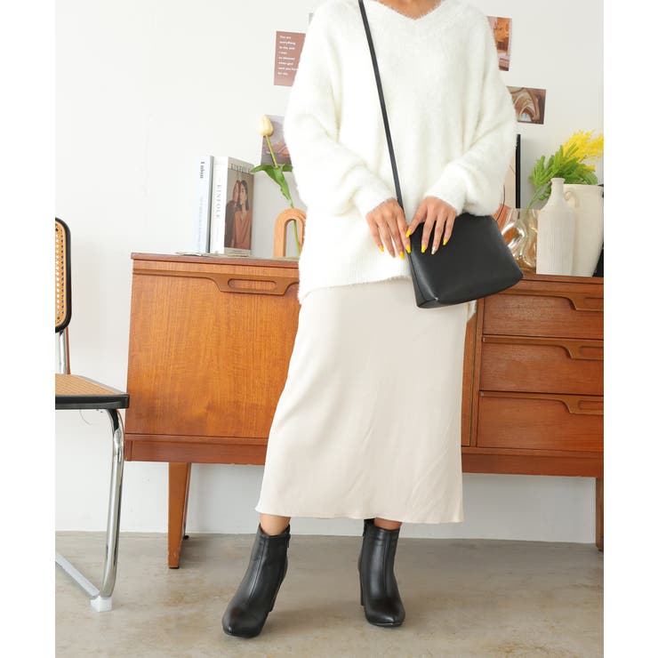 【25年秋冬再販】8.0cm 太ヒール ポインテッドトゥ ショートブーツ | DEMETER | 詳細画像56 