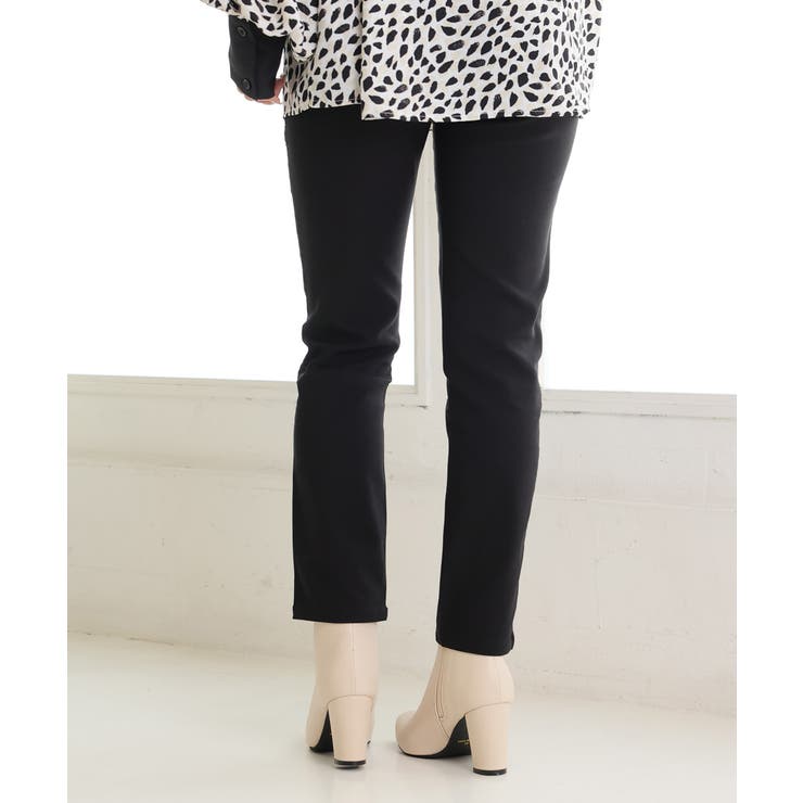 【25年秋冬再販】8.0cm 太ヒール ポインテッドトゥ ショートブーツ | DEMETER | 詳細画像74 