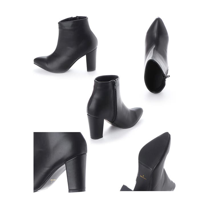 【25年秋冬再販】8.0cm 太ヒール ポインテッドトゥ ショートブーツ | DEMETER | 詳細画像99 