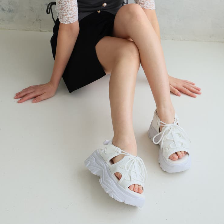 新品! バレンシアガ プラットフォーム オープントゥ アンクル