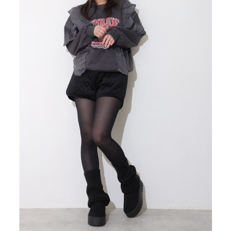 【25年秋冬新作】厚底 ニットソックス ムートンブーツ | DEMETER | 詳細画像13 