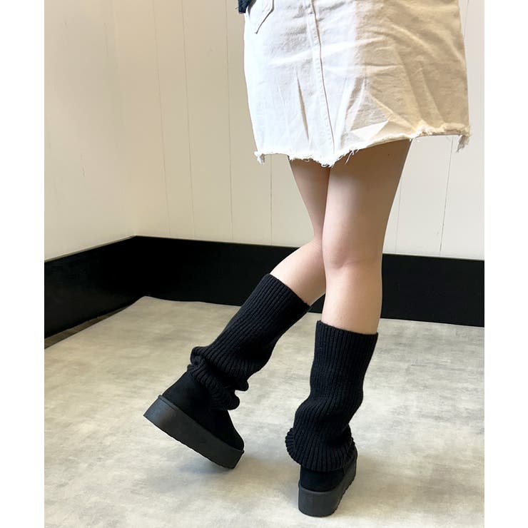 【25年秋冬新作】厚底 ニットソックス ムートンブーツ | DEMETER | 詳細画像19 