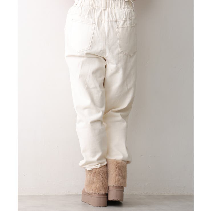 【25年秋冬新作】厚底 ファーカバー ショート丈 ムートンブーツ | DEMETER | 詳細画像34 