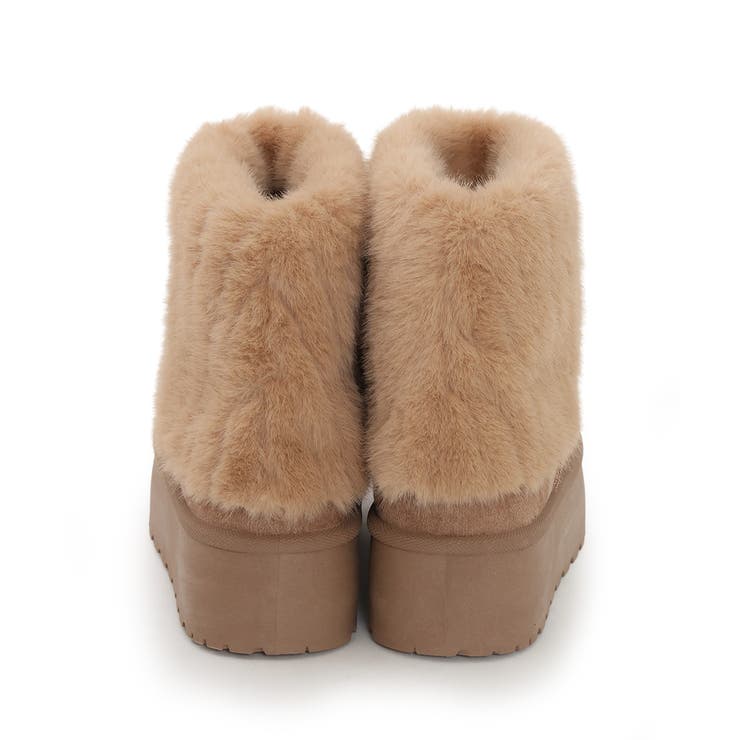 【25年秋冬新作】厚底 ファーカバー ショート丈 ムートンブーツ | DEMETER | 詳細画像45 