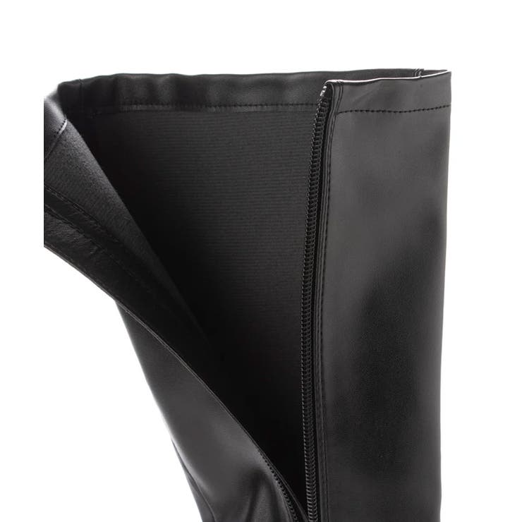 【25年秋冬再販】厚底 プラットフォーム 太ヒール ストレッチ ロングブーツ | DEMETER | 詳細画像98 