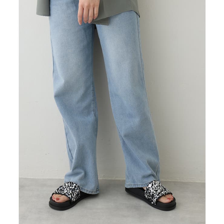 【25年春夏新作】軽量 厚底 スパンコール スライドサンダル | DEMETER | 詳細画像15 