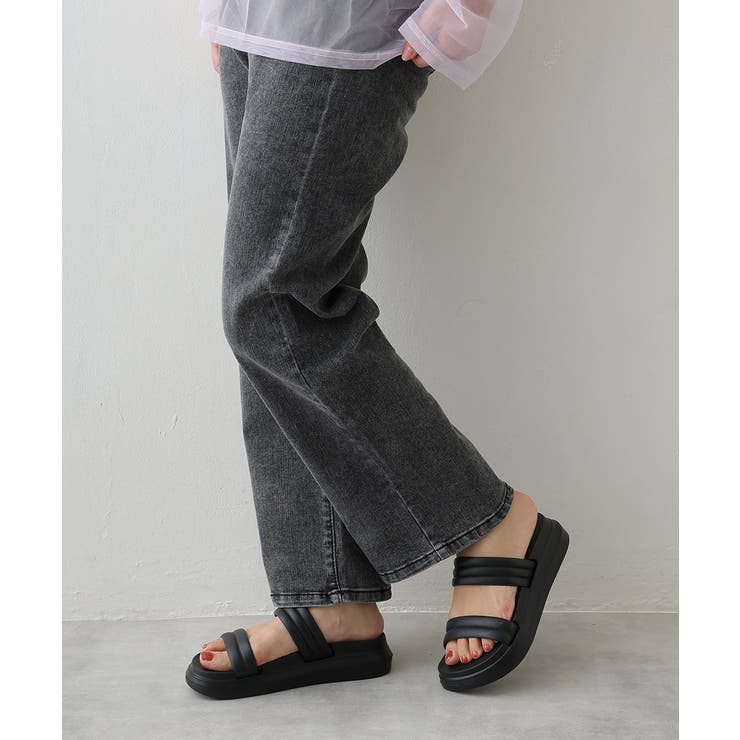 【25年春夏新作】軽量 厚底ソール ダブルベルトサンダル | DEMETER | 詳細画像20 