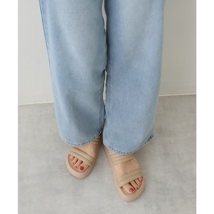 【25年春夏新作】軽量 厚底ソール ダブルベルトサンダル | DEMETER | 詳細画像27 