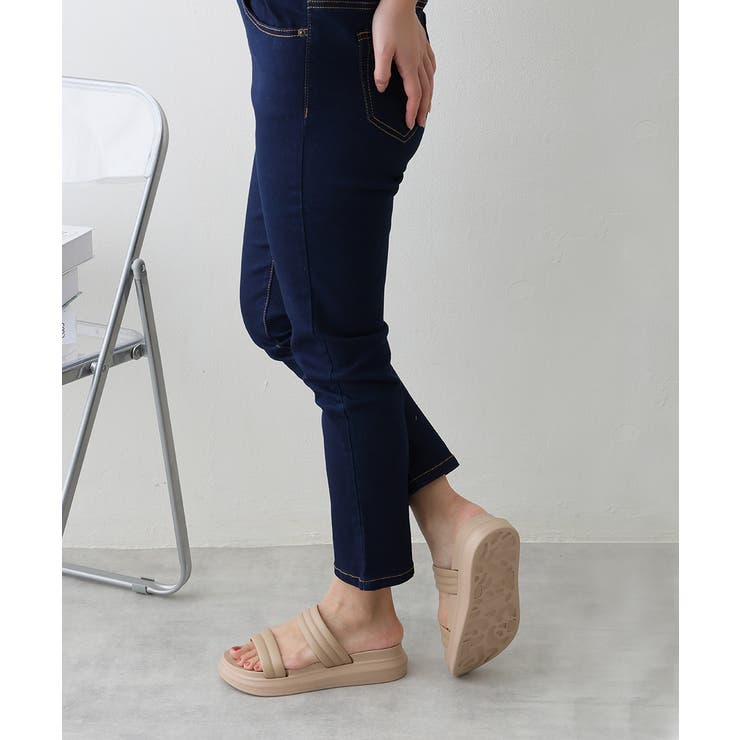 【25年春夏新作】軽量 厚底ソール ダブルベルトサンダル | DEMETER | 詳細画像37 