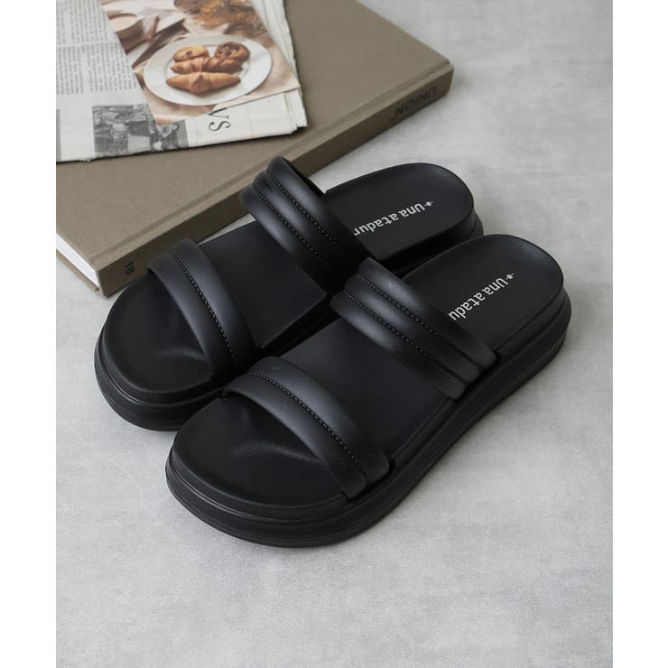 【25年春夏新作】軽量 厚底ソール ダブルベルトサンダル | DEMETER | 詳細画像4 