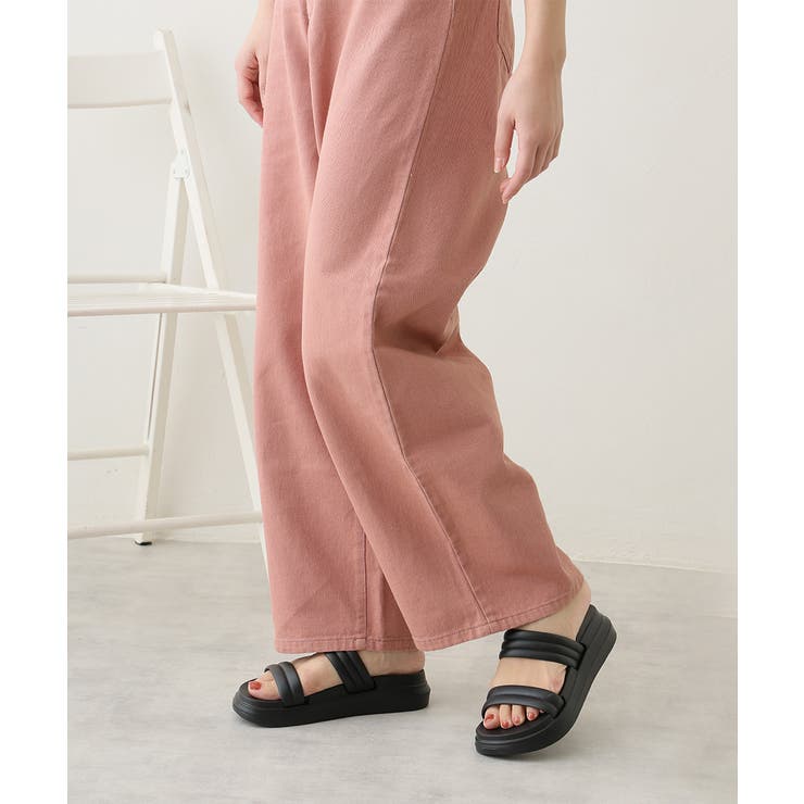 【25年春夏新作】軽量 厚底ソール ダブルベルトサンダル | DEMETER | 詳細画像9 