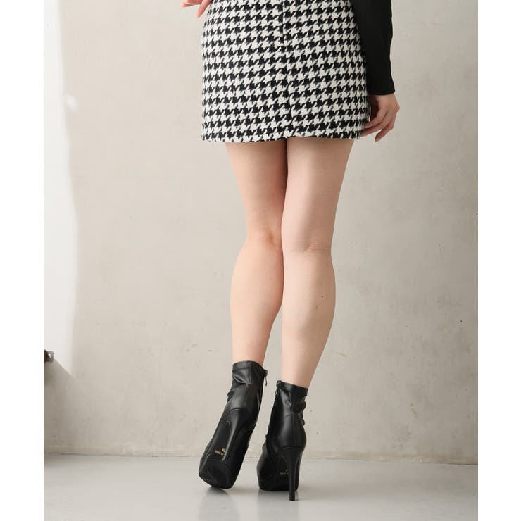 ポインテッドトゥ プラットフォーム ストレッチ | DEMETER | 詳細画像11 