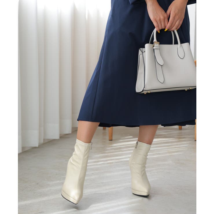 ポインテッドトゥ プラットフォーム ストレッチ | DEMETER | 詳細画像61 