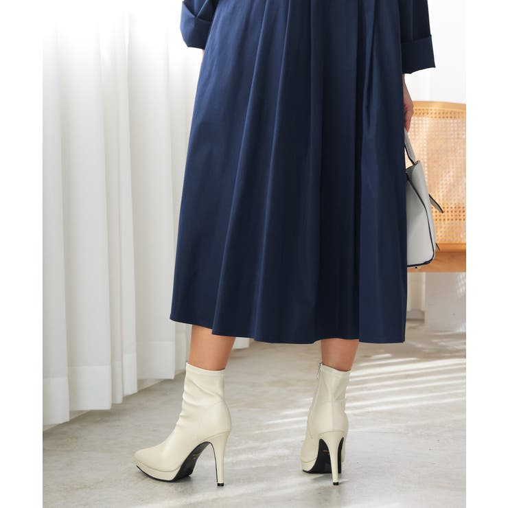 ポインテッドトゥ プラットフォーム ストレッチ | DEMETER | 詳細画像64 