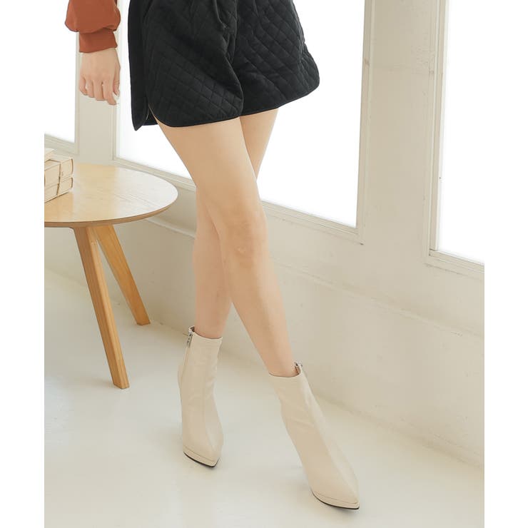 ポインテッドトゥ プラットフォーム ストレッチ | DEMETER | 詳細画像79 