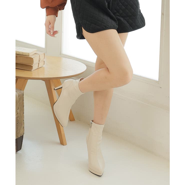 ポインテッドトゥ プラットフォーム ストレッチ | DEMETER | 詳細画像80 