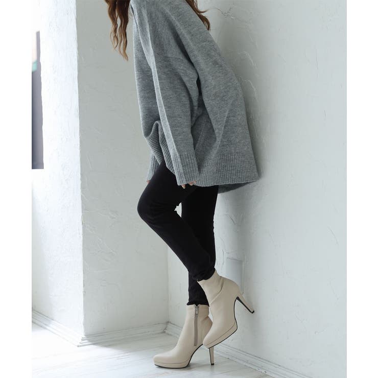 ポインテッドトゥ プラットフォーム ストレッチ | DEMETER | 詳細画像84 