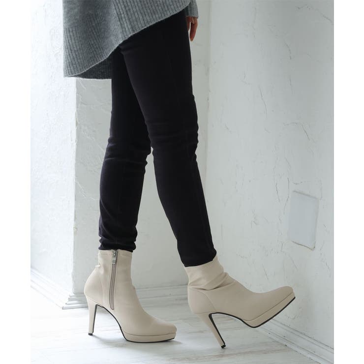 ポインテッドトゥ プラットフォーム ストレッチ | DEMETER | 詳細画像87 