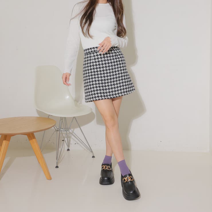 厚底ソール☆チェーンモチーフ ローファーシューズ | DEMETER | 詳細画像14 