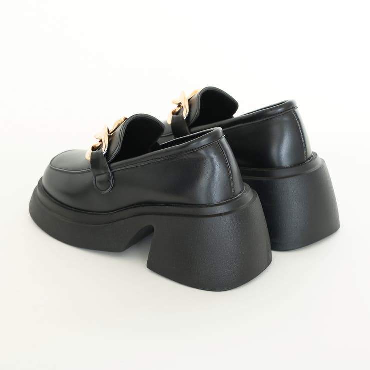 厚底ソール☆チェーンモチーフ ローファーシューズ | DEMETER | 詳細画像35 