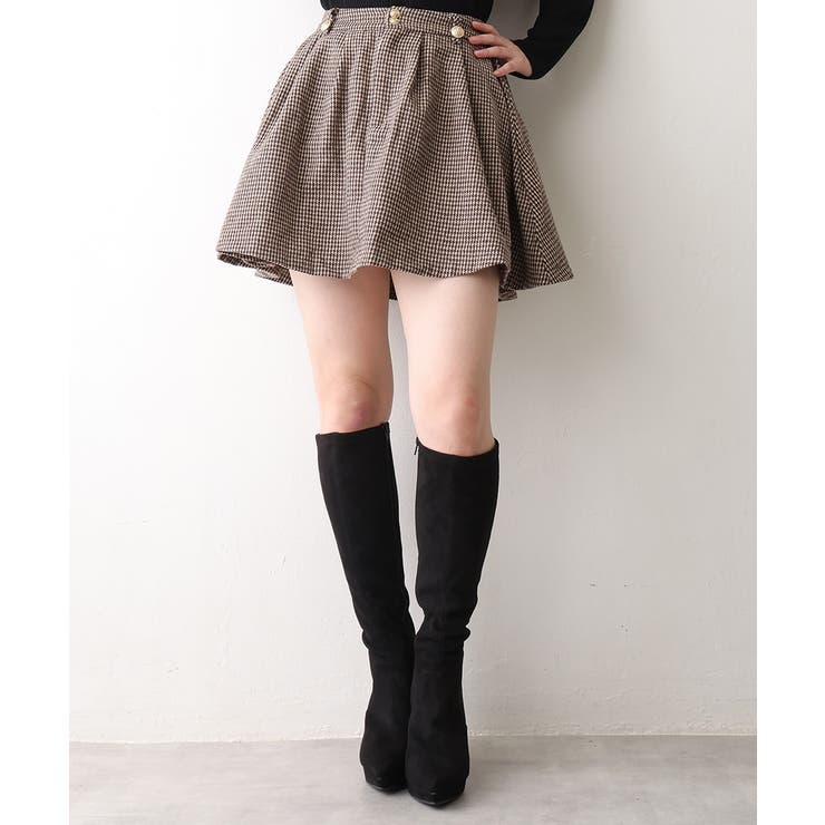 【25年秋冬再販】ポインテッドトゥ プラットフォーム ストレッチ ロングブーツ | DEMETER | 詳細画像19 