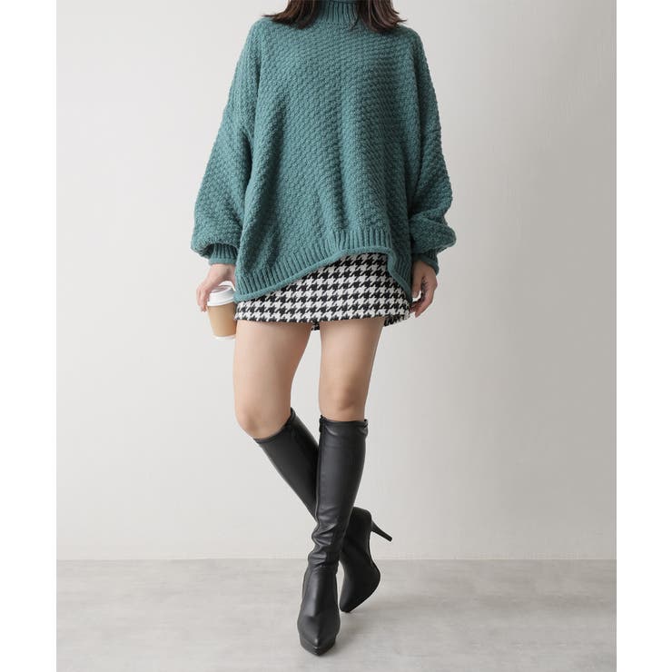 【25年秋冬再販】ポインテッドトゥ プラットフォーム ストレッチ ロングブーツ | DEMETER | 詳細画像30 