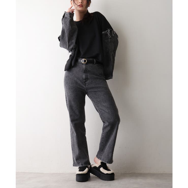 【25年秋冬新作】厚底 プラットフォーム スリッポン ボアサンダル | DEMETER | 詳細画像12 