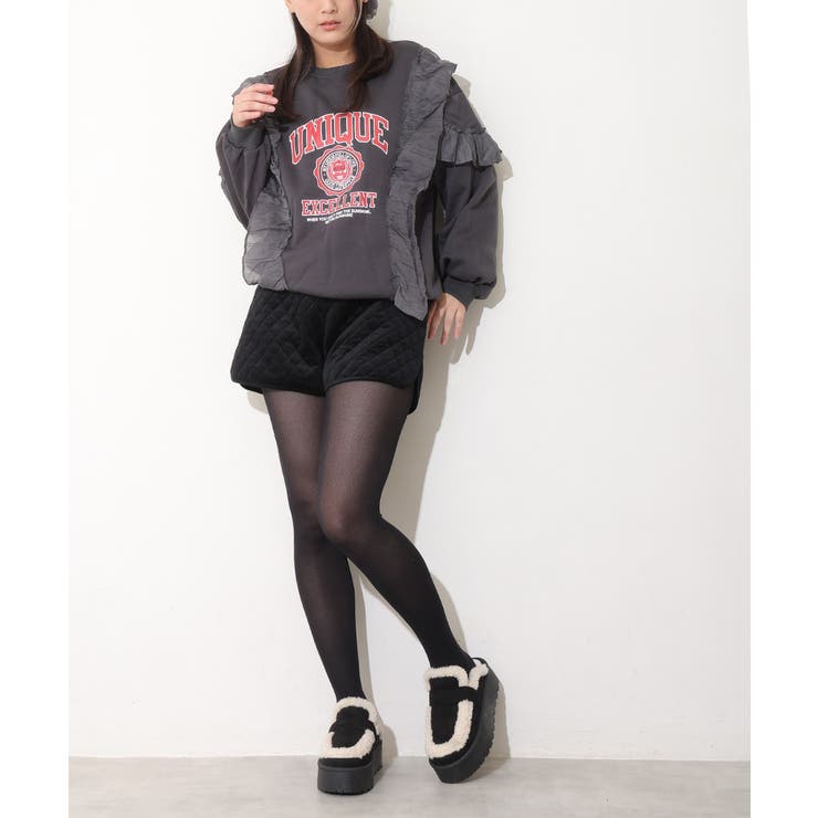 【25年秋冬新作】厚底 プラットフォーム スリッポン ボアサンダル | DEMETER | 詳細画像20 