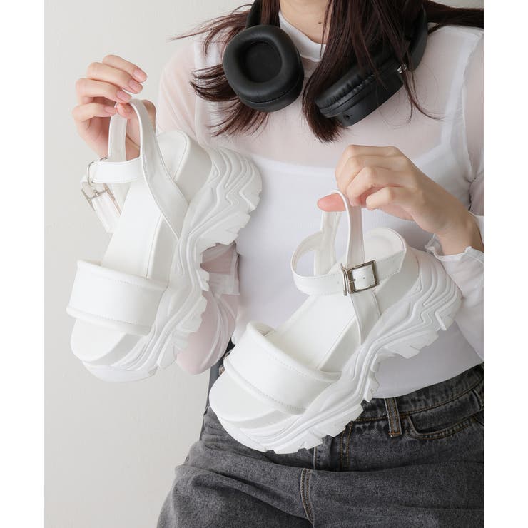 【25年春夏再販】厚底 2段ボリュームソール スポーツMIX | DEMETER | 詳細画像10 