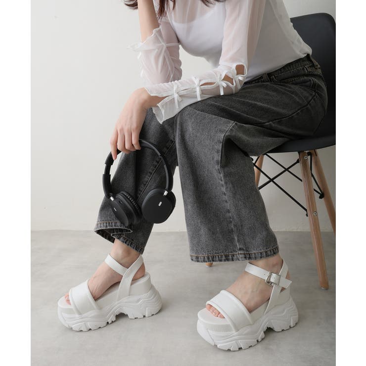 【25年春夏再販】厚底 2段ボリュームソール スポーツMIX | DEMETER | 詳細画像11 