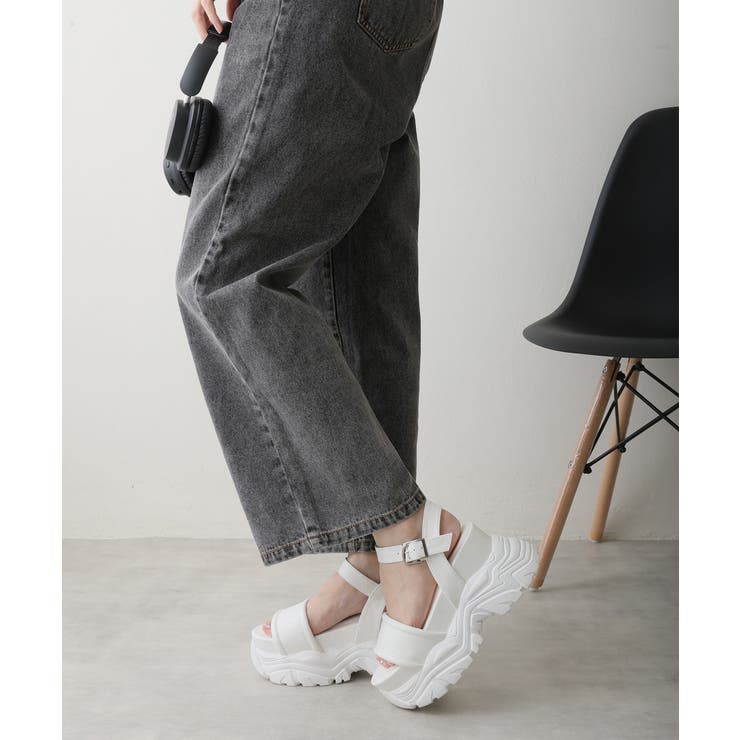 【25年春夏再販】厚底 2段ボリュームソール スポーツMIX | DEMETER | 詳細画像13 