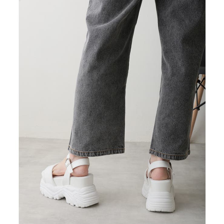 【25年春夏再販】厚底 2段ボリュームソール スポーツMIX | DEMETER | 詳細画像14 