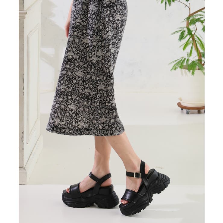 【25年春夏再販】厚底 2段ボリュームソール スポーツMIX | DEMETER | 詳細画像20 