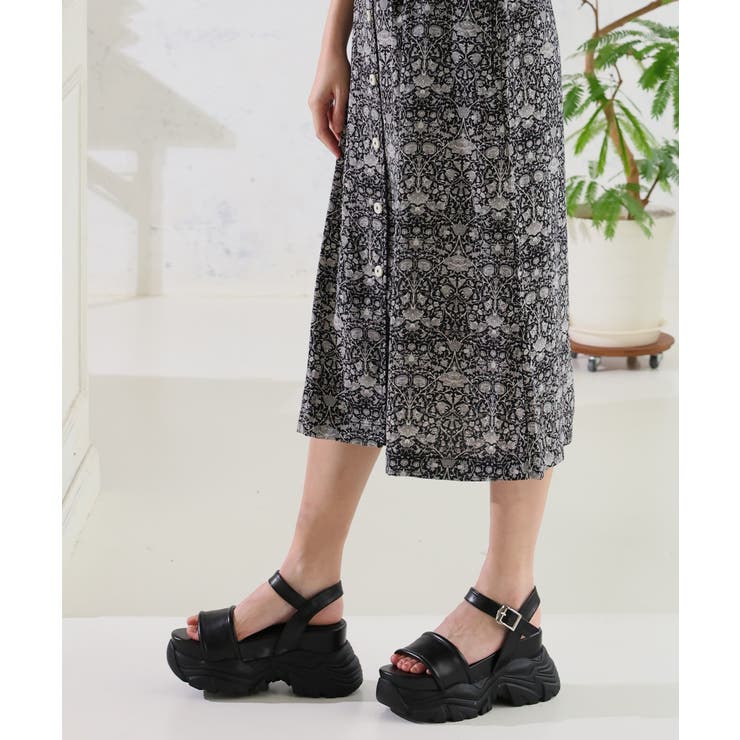 【25年春夏再販】厚底 2段ボリュームソール スポーツMIX | DEMETER | 詳細画像22 