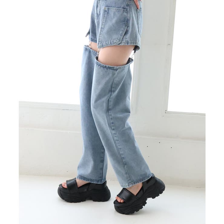 【25年春夏再販】厚底 2段ボリュームソール スポーツMIX | DEMETER | 詳細画像24 