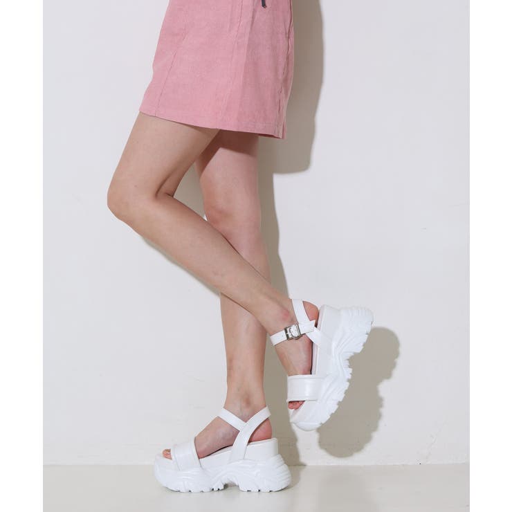 【25年春夏再販】厚底 2段ボリュームソール スポーツMIX | DEMETER | 詳細画像30 