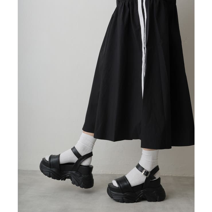 【25年春夏再販】厚底 2段ボリュームソール スポーツMIX | DEMETER | 詳細画像6 