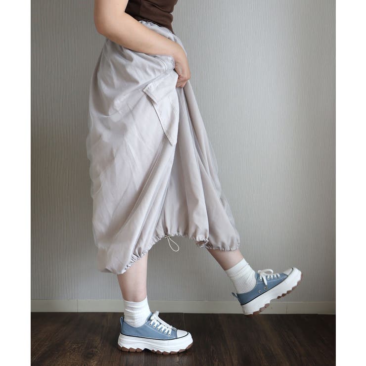 【24年春夏新作】厚底 ボリュームソール レースアップ ローカットスニーカー | DEMETER | 詳細画像44