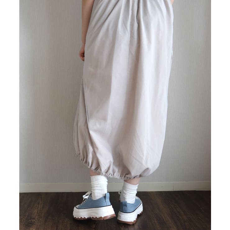 【24年春夏新作】厚底 ボリュームソール レースアップ ローカットスニーカー | DEMETER | 詳細画像45