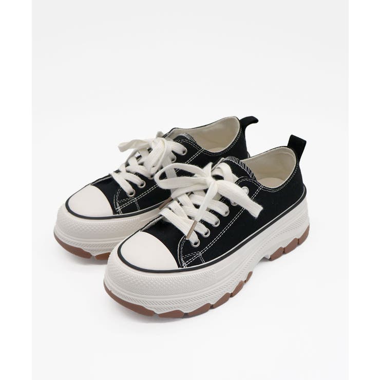 【24年春夏新作】厚底 ボリュームソール レースアップ ローカットスニーカー | DEMETER | 詳細画像47