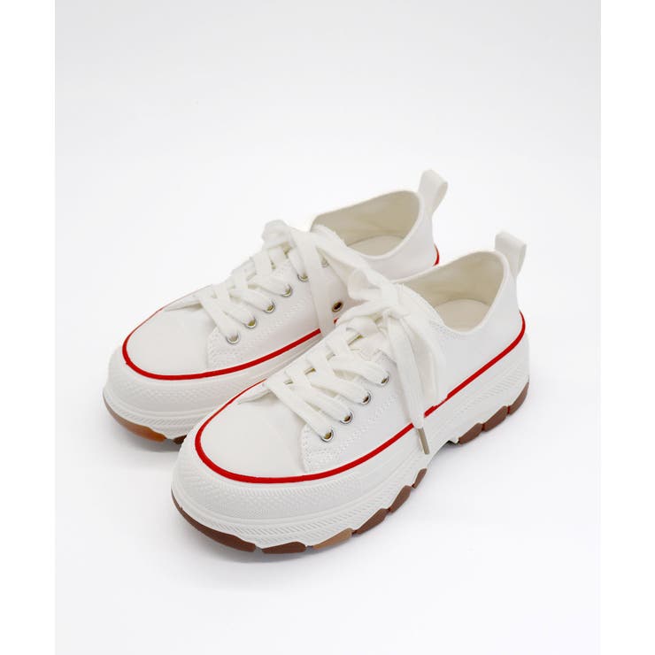 【24年春夏新作】厚底 ボリュームソール レースアップ ローカットスニーカー | DEMETER | 詳細画像48