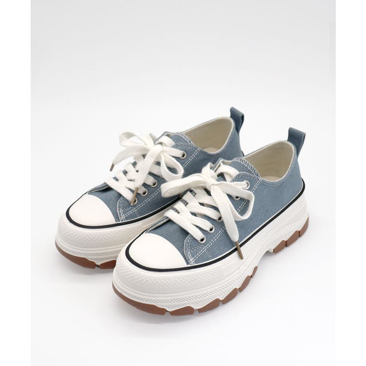 【24年春夏新作】厚底 ボリュームソール レースアップ ローカットスニーカー | DEMETER | 詳細画像49