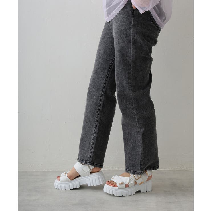 【25年春夏新作】厚底 トラックソール ベルクロ スポーツサンダル | DEMETER | 詳細画像22 