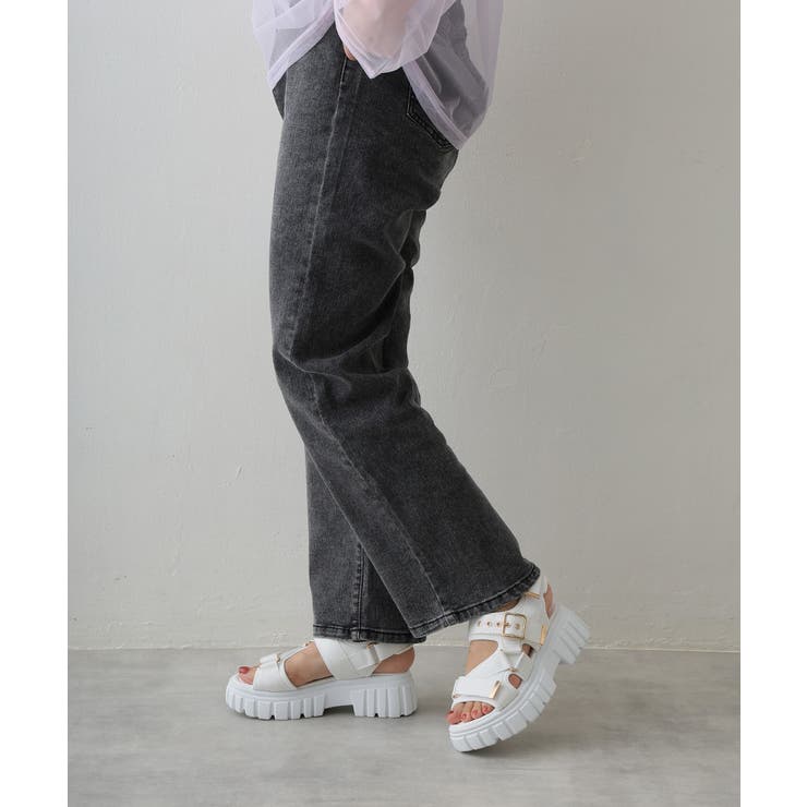 【25年春夏新作】厚底 トラックソール ベルクロ スポーツサンダル | DEMETER | 詳細画像23 