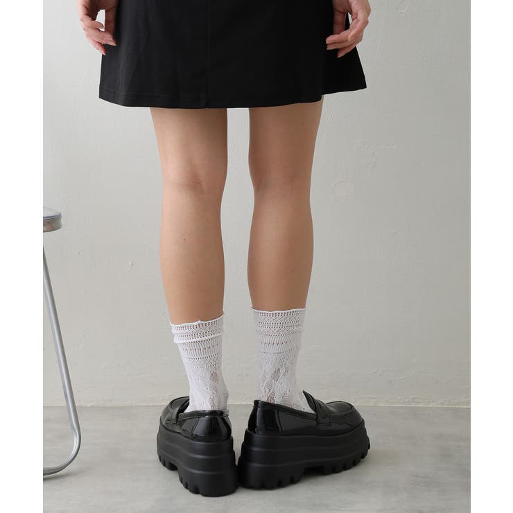 【25年春夏再販】厚底 トリプルソール ボリューム ローファーシューズ | DEMETER | 詳細画像16 