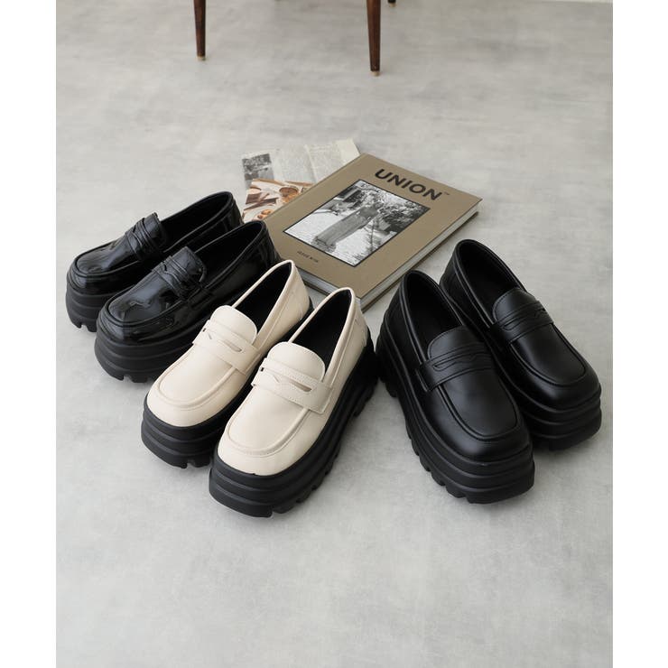 【25年春夏再販】厚底 トリプルソール ボリューム ローファーシューズ | DEMETER | 詳細画像2 